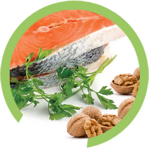 diet for skin problems-  Fatty fish & Walnuts