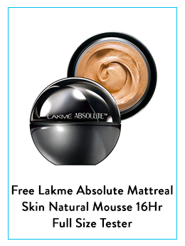Free Lakme Absolute Mattreal Skin Natural Mousse 16Hr