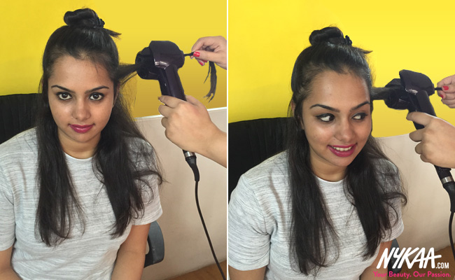 how to use hair curler - 3