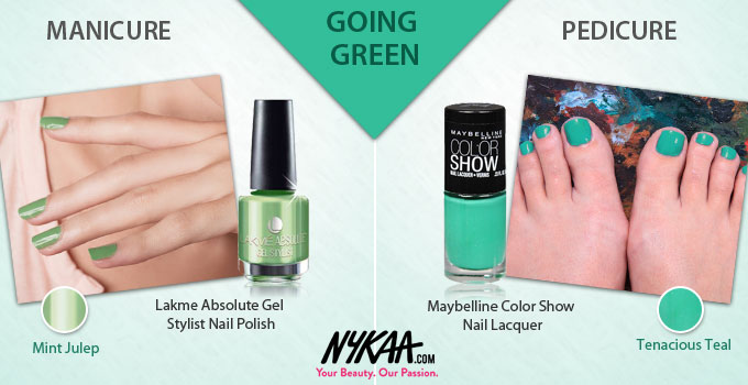 manicure and pedicure ideas- going green