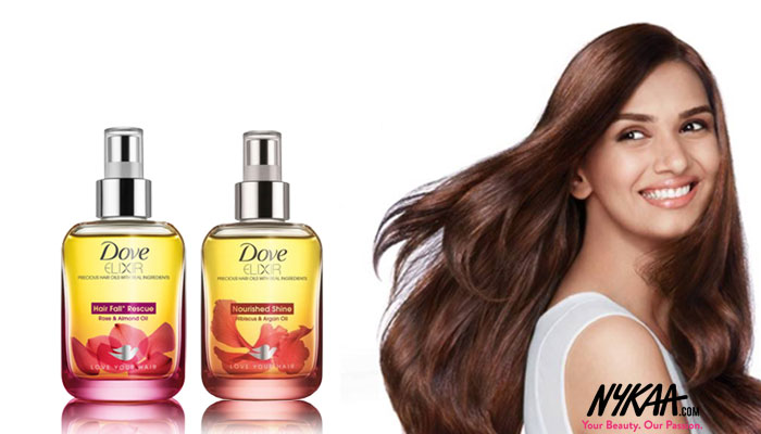 The healing touch of Dove Elixir Hair Oils