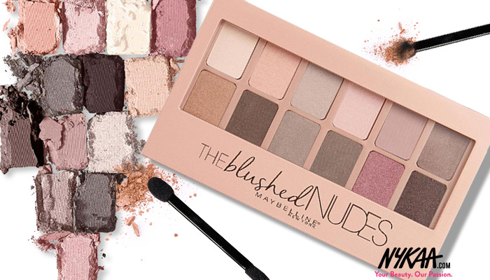 Nude Nudes Eyes:Maybelline Palette|Nykaa\'s The Blushed Beauty Eyeshadow Book
