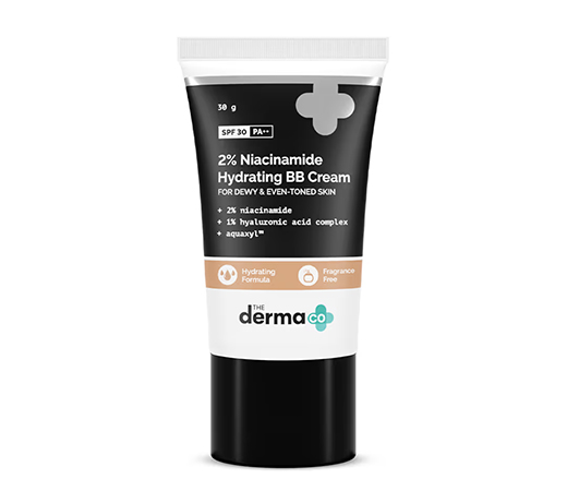  the derma Co. 2% hydrating BB Cream With Niacinamide And SPF 30 And Pa+++