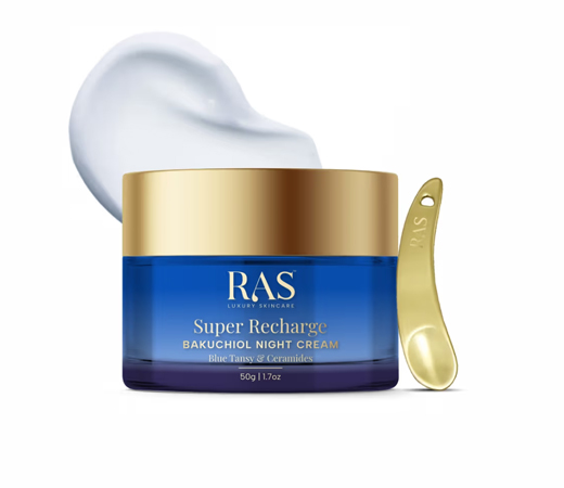 Ras Super Recharge Night Cream with Bakuchiol & Peptides
