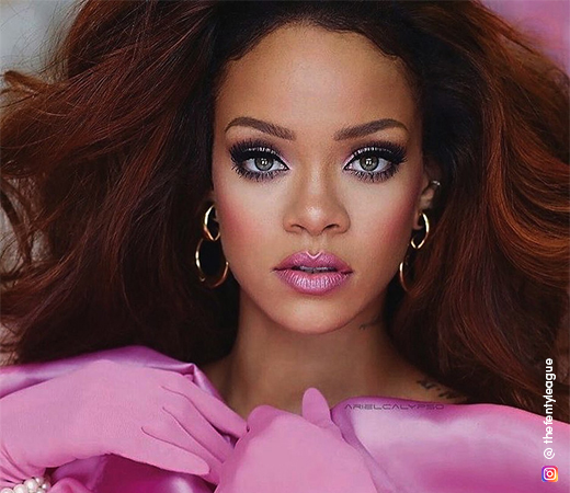 Rihanna Barbie Core Makeup