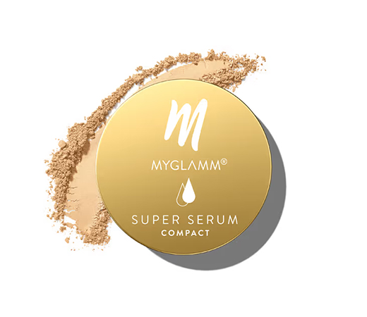 MyGlamm Super Serum Compact Powder - Skin-Perfecting Powder With Hyaluronic Acid