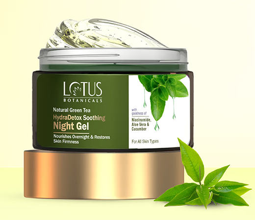 Lotus Botanicals Natural Green Tea Hydradetox Soothing Night Gel