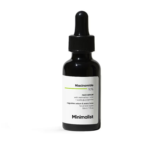  Minimalist 10% Niacinamide Face Serum With Matmarine + Zinc For Reducing Oil & Blemishes
