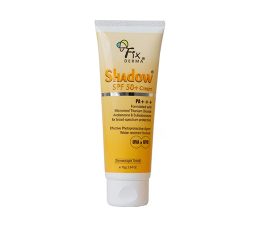  Fixderma Shadow Sunscreen SPF 50+ Cream For Dry Skin, PA+++ Protection & Water Resistant
