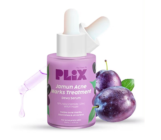 Plix 10% Niacinamide Jamun Face Serum For Acne Marks, Blemishes & Oil Control
