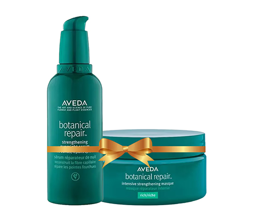 Aveda Botanical Repair Strengthening Overnight Serum And Hair Masque