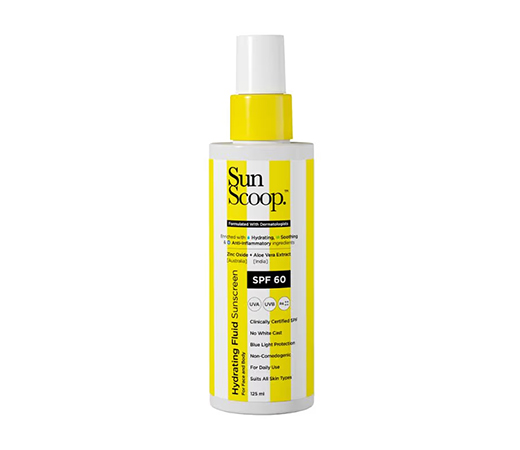 SunScoop Hydrating Fluid Sunscreen For Face And Body With SPF 60 PA++++