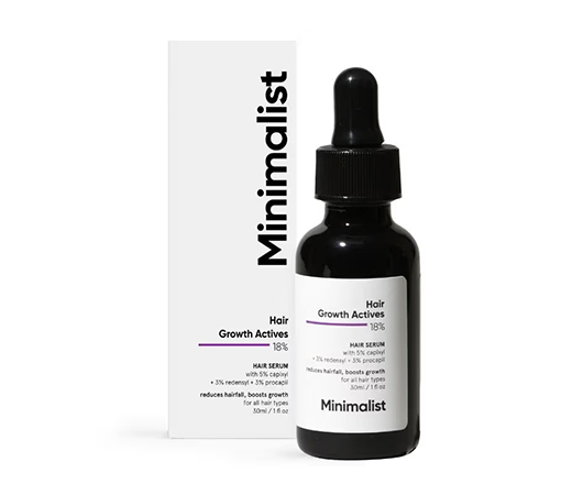  Minimalist hair growth serum