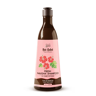 hibiscus benefits for skin - Nat Habit Five Oil Hibiscus Shampoo
