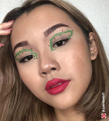 Christmas makeup looks
