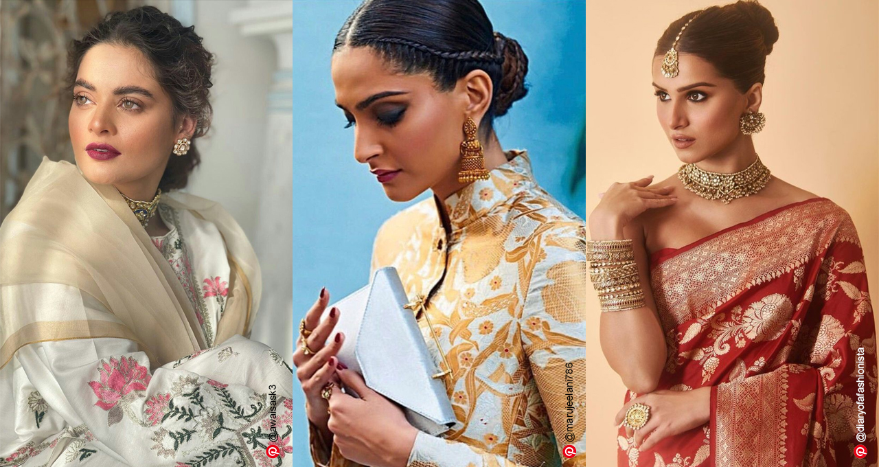 Bengali Bride Hairstyles With Veil & Jewellery – Classic Looks