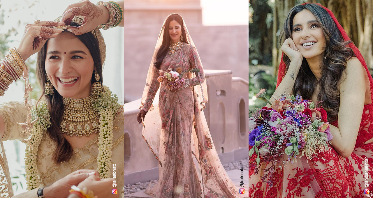 Celebrity-Inspired Open Hair Bridal Look - Trending Styles