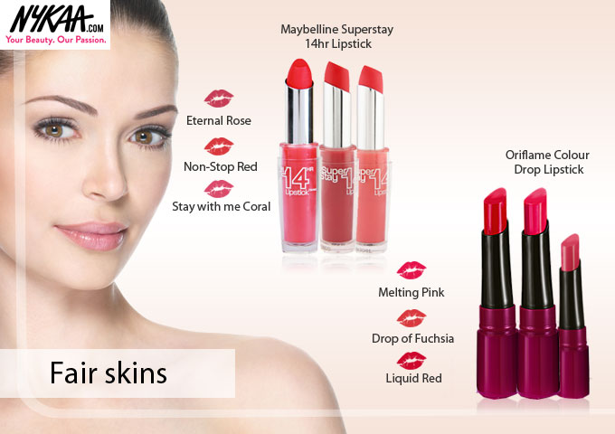 Image result for lipstick for fair skin