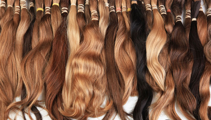 Types of hair extensions