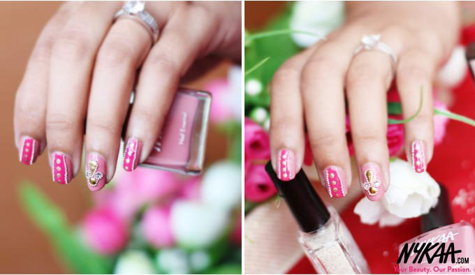 Pretty Bridal Nail Art: Brights v Pastels - 10