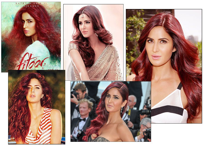 Crimson Hair Color- Katrina’s Fitoor Look