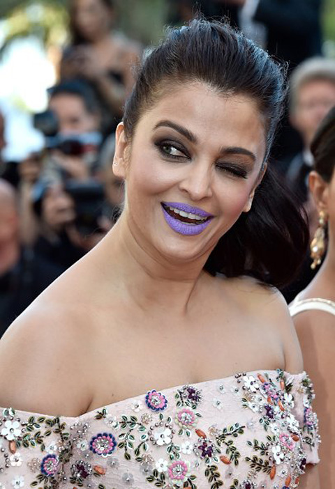 Ash sports lavender lips at Cannes, 2016 - 1