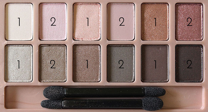 #SwatchAttack:  Maybelline The Blushed Nudes Eyeshadow Palette - 3