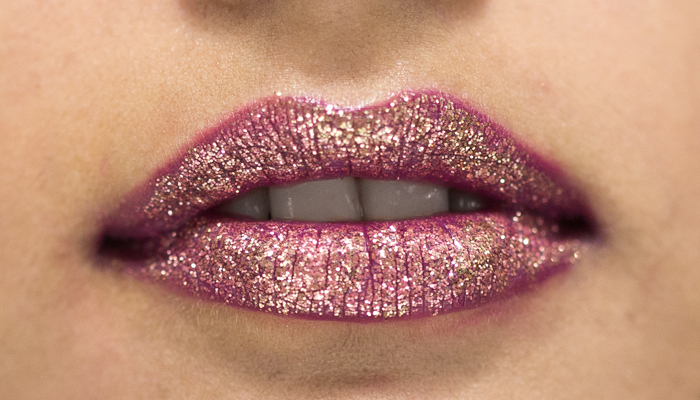 Dazzle with our DIY Glitter Lip Guide - 5