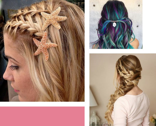 Mermaid Look with a Braid