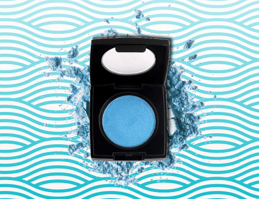 Blue Color Makeup – Turquoise Eye Shadow