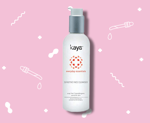 best products for sensitive skin- Kaya Sensitive Face Cleaner