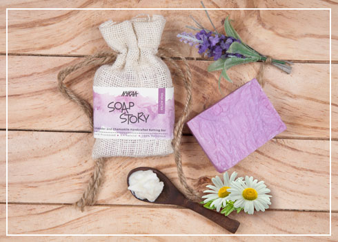 Nykaa soap- Lavender & Chamomile