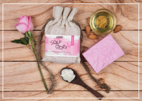 Nykaa soap- Rose & Almond