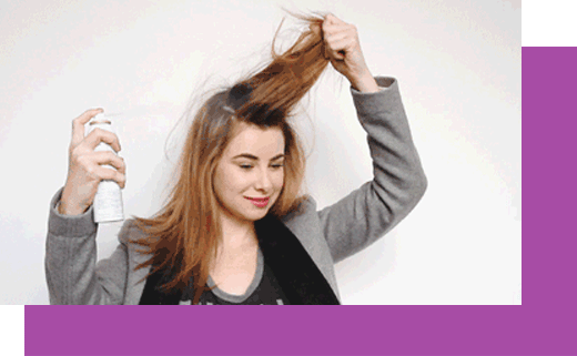 how to take care of colored hair- dry shampoo