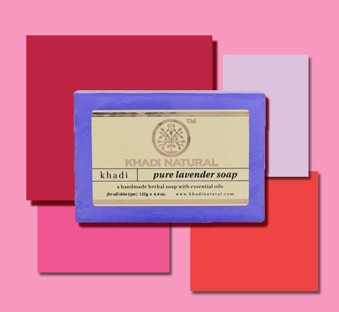 best bathing soap- Khadi Lavender Soap