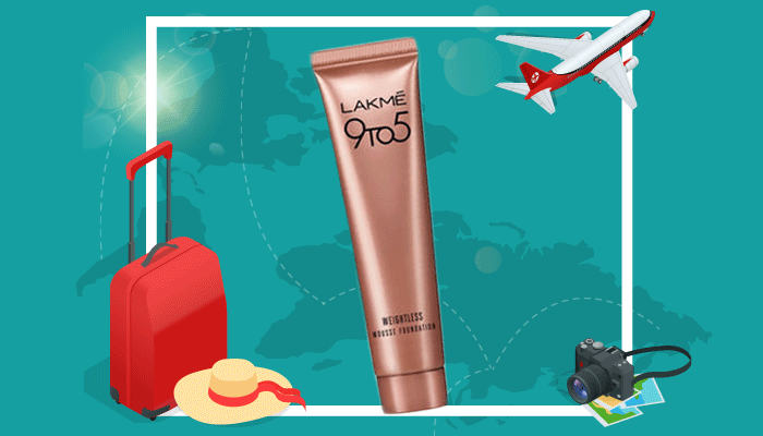 Happy Summer Travels With Lakme 9 to 5 Weightless Mini Mousse Foundation - 1