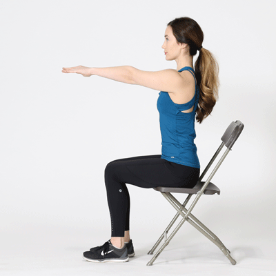 chair exercises for belly fat