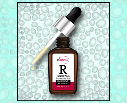 open pores treatment with Retinol serum