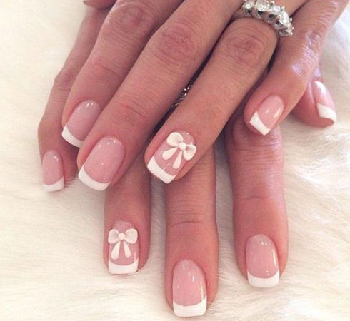 French Manicure Nail Art