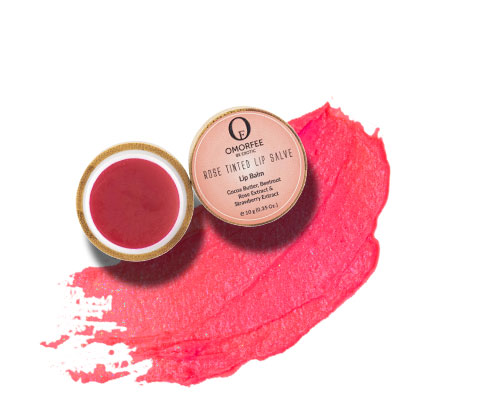 Best Tinted Lip Balms – OMORFEE Rose Tinted Lip Salve