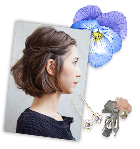  Floral Hair Accessories for Women – Hair Pin