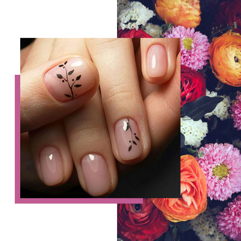 Floral Nail Detail For The Season Of Blossoms - 2