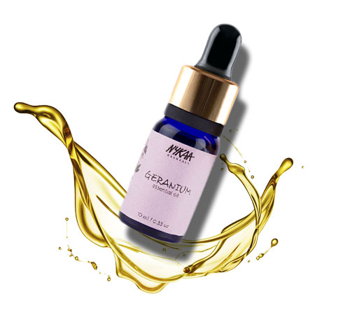 Best Face Oil For Dry Skin- Nykaa Naturals Geranium Essential Oil