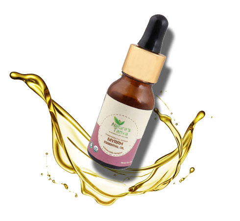 Best Oil For Dry Skin- Nature's Tattva Therapeutic Grade Organic Myrrh Essential Oil