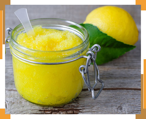 anti-aging home remedies – Lemon juice & Sugar