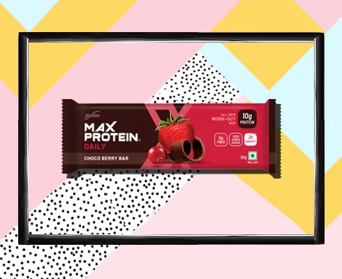 healthiest nutrition bars- RiteBite Max Protein Daily Choco Berry Bars