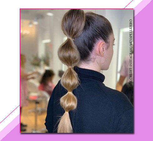 Ponytail Hairstyles – Bubble Ponytail