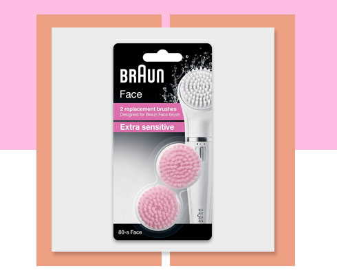 cleansing face brush for sensitive skin