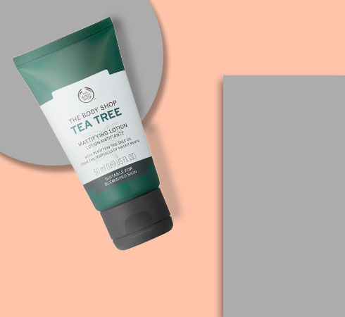 moisturizer for acne prone skin- The Body Shop Tea Tree Mattifying Lotion