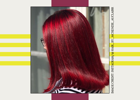 Cherry Red Hair Color